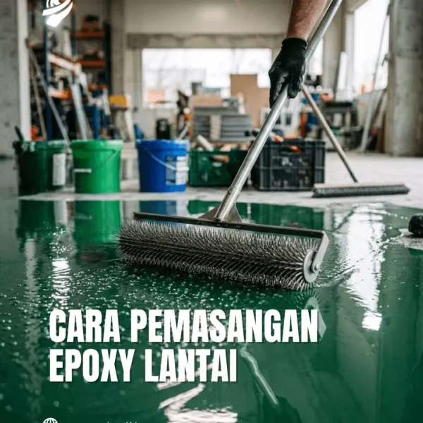 cara pemasangan epoxy ;lntai 1